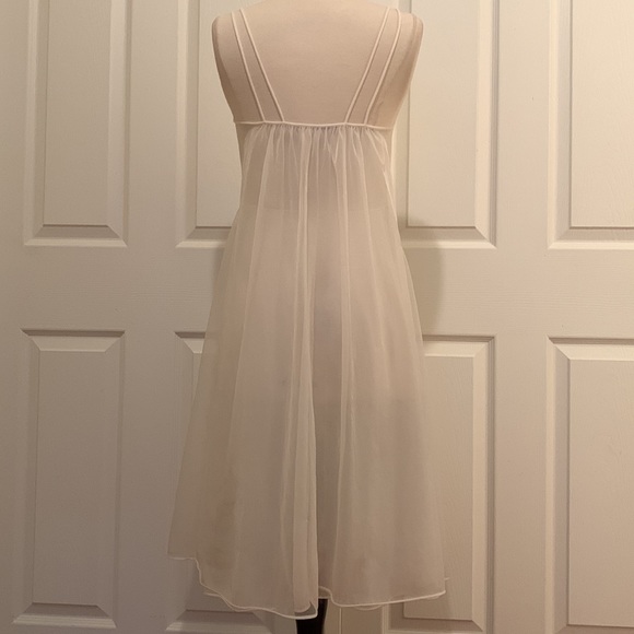 Vintage Vanity Fair Wedding Empire Waist Flowy Night Gown • Stunning - Picture 2 of 14